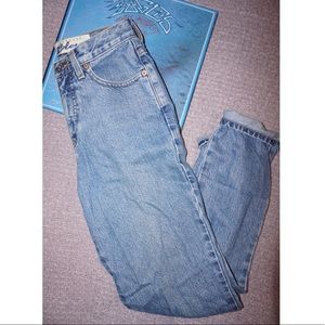 Express bleus vintage high rise classic jeans💫